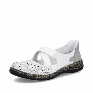 NEW RIEKER women's casual shoes in blanc